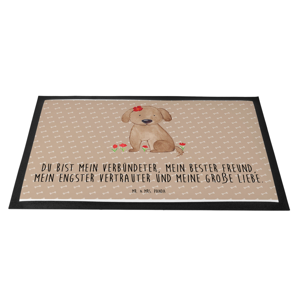 Fußmatte Hund Hundedame Hund, Hunde, Hundeliebe, Hundeglück, Liebe, Frauchen, Hundebesitzer,  Türvorleger, Schmutzmatte, Fußabtreter, Matte, Schmutzfänger, Fußabstreifer, Schmutzfangmatte, Türmatte, Motivfußmatte,  Haustürmatte, Vorleger  Hund, Hundemotiv, Haustier, Hunderasse, Tierliebhaber, Hundebesitzer, Sprüche