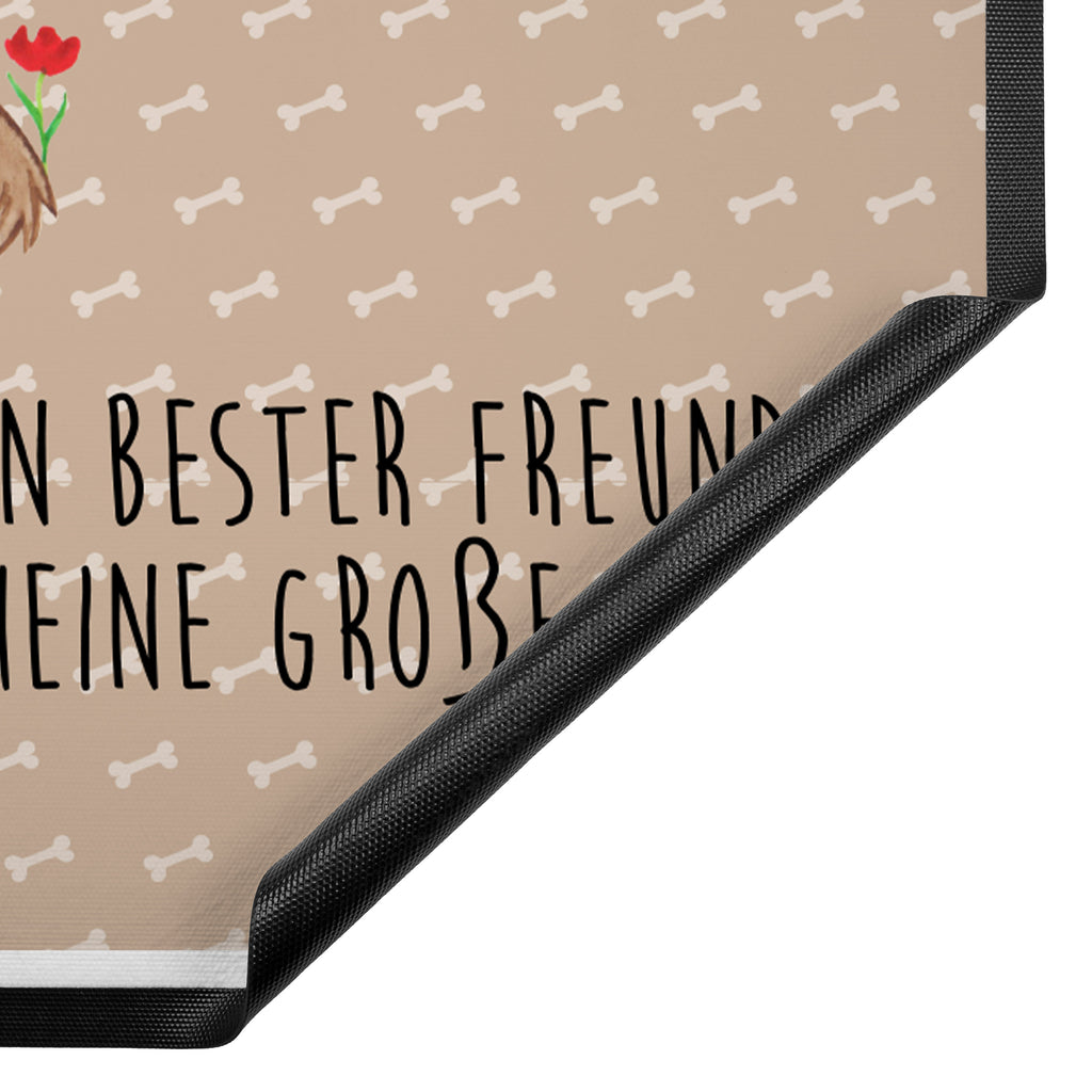 Fußmatte Hund Hundedame Hund, Hunde, Hundeliebe, Hundeglück, Liebe, Frauchen, Hundebesitzer,  Türvorleger, Schmutzmatte, Fußabtreter, Matte, Schmutzfänger, Fußabstreifer, Schmutzfangmatte, Türmatte, Motivfußmatte,  Haustürmatte, Vorleger  Hund, Hundemotiv, Haustier, Hunderasse, Tierliebhaber, Hundebesitzer, Sprüche