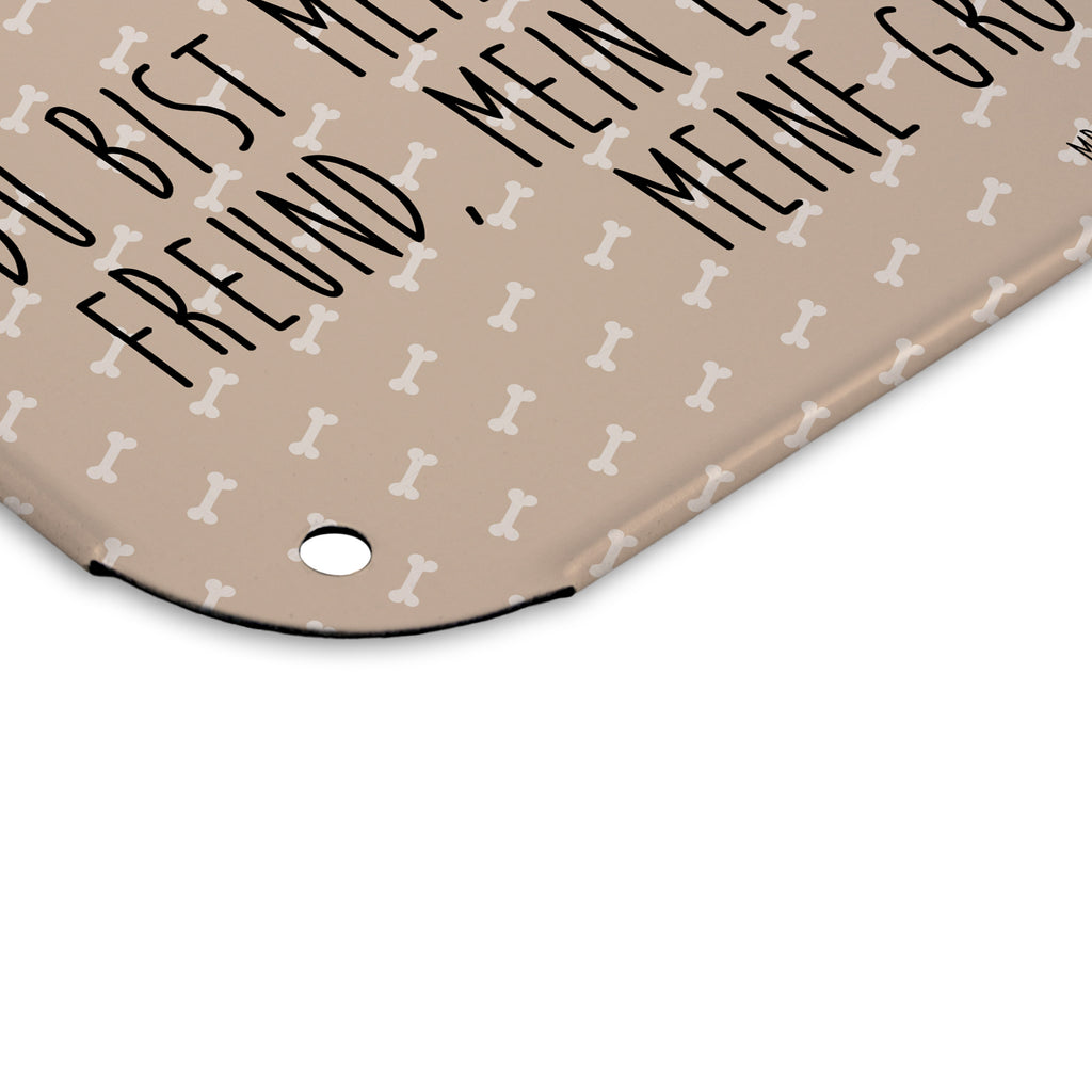 Blechschild Hund Hundedame