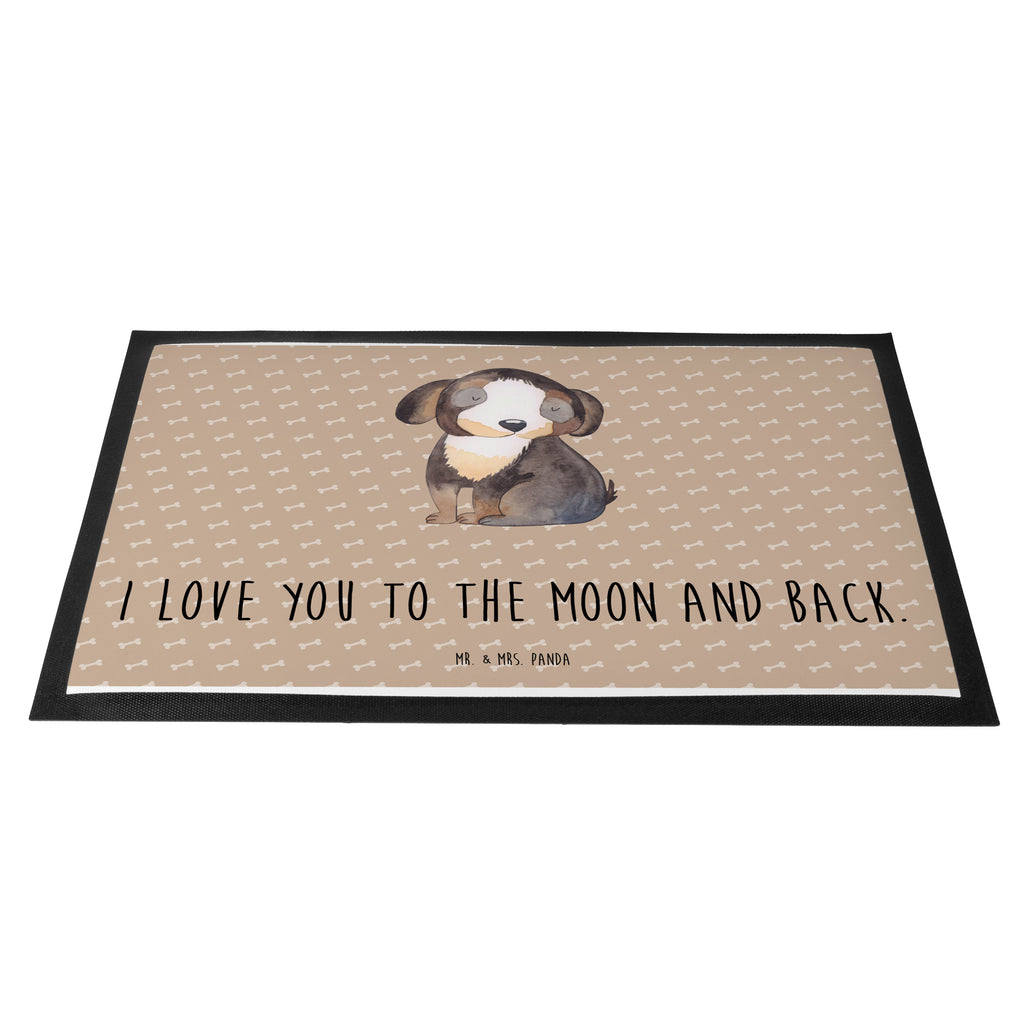 Fußmatte Hund entspannt Hund, schwarzer Hund, Hundeliebe, Liebe, Hundeglück Türvorleger, Schmutzmatte, Fußabtreter, Matte, Schmutzfänger, Fußabstreifer, Schmutzfangmatte, Türmatte, Motivfußmatte,  Haustürmatte, Vorleger  Hund, Hundemotiv, Haustier, Hunderasse, Tierliebhaber, Hundebesitzer, Sprüche