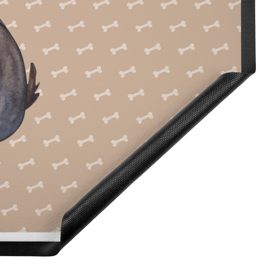 Fußmatte Hund entspannt Hund, schwarzer Hund, Hundeliebe, Liebe, Hundeglück Türvorleger, Schmutzmatte, Fußabtreter, Matte, Schmutzfänger, Fußabstreifer, Schmutzfangmatte, Türmatte, Motivfußmatte,  Haustürmatte, Vorleger  Hund, Hundemotiv, Haustier, Hunderasse, Tierliebhaber, Hundebesitzer, Sprüche