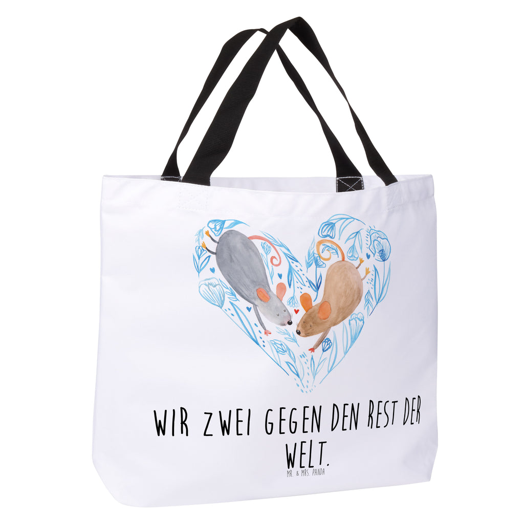 Shopper Mäuse Herz Beutel, Einkaufstasche, Tasche, Strandtasche, Einkaufsbeutel, Shopper, Schultasche, Freizeittasche, Tragebeutel, Schulbeutel, Alltagstasche, Liebe, Partner, Freund, Freundin, Ehemann, Ehefrau, Heiraten, Verlobung, Heiratsantrag, Liebesgeschenk, Jahrestag, Hocheitstag, Maus, Mäuse, Liebesbotschaft, Liebesbeweis, Hochzeit, Lieblingsmensch, Gemeinsamkeit, Love, Geschenk für zwei