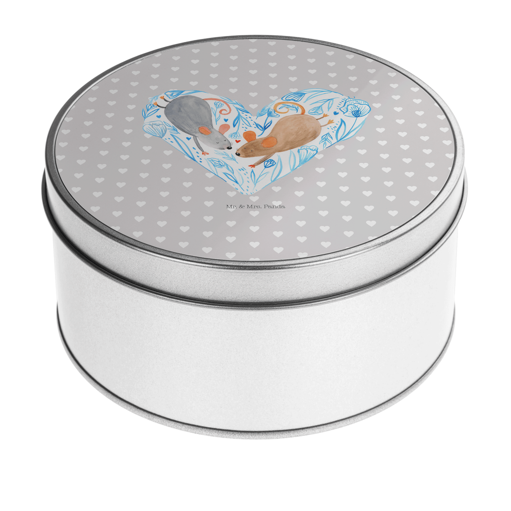 Blechdose rund Mäuse Herz Metalldose, Keksdose, Dose, Vorratsdose, Geschenkbox, Liebe, Partner, Freund, Freundin, Ehemann, Ehefrau, Heiraten, Verlobung, Heiratsantrag, Liebesgeschenk, Jahrestag, Hocheitstag, Maus, Mäuse, Liebesbotschaft, Liebesbeweis, Hochzeit, Lieblingsmensch, Gemeinsamkeit, Love, Geschenk für zwei