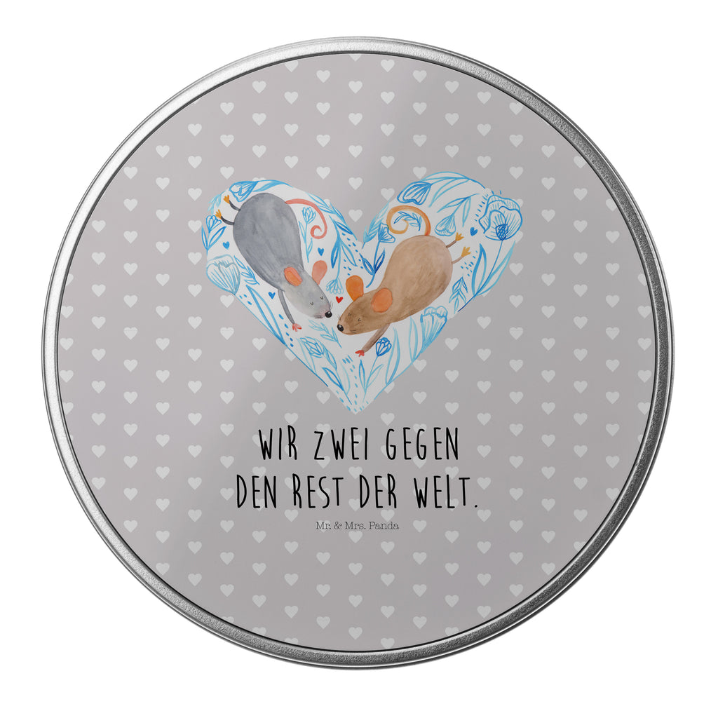 Blechdose rund Mäuse Herz Metalldose, Keksdose, Dose, Vorratsdose, Geschenkbox, Liebe, Partner, Freund, Freundin, Ehemann, Ehefrau, Heiraten, Verlobung, Heiratsantrag, Liebesgeschenk, Jahrestag, Hocheitstag, Maus, Mäuse, Liebesbotschaft, Liebesbeweis, Hochzeit, Lieblingsmensch, Gemeinsamkeit, Love, Geschenk für zwei