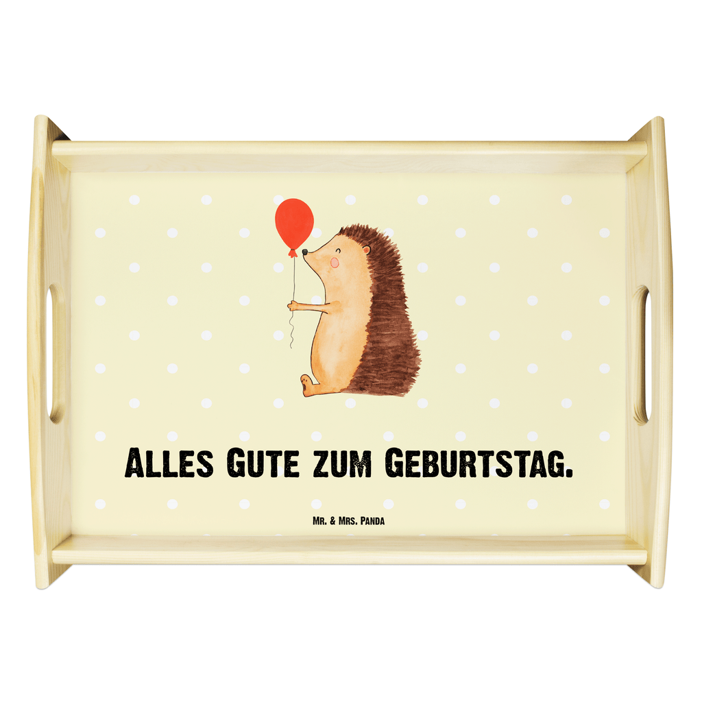 Serviertablett Igel mit Luftballon Tablett, Holztablett, Küchentablett, Dekotablett, Frühstückstablett, Tiermotive, Gute Laune, lustige Sprüche, Tiere, Igel, Geburtstag, Herzlichen Glückwunsch, Glückwunsch, Geburtstagskind, Ballon, Happy Birthday
