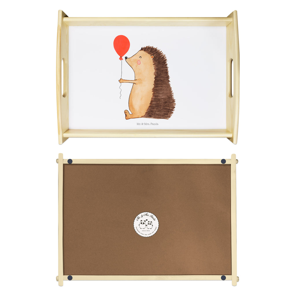 Serviertablett Igel mit Luftballon Tablett, Holztablett, Küchentablett, Dekotablett, Frühstückstablett, Tiermotive, Gute Laune, lustige Sprüche, Tiere, Igel, Geburtstag, Herzlichen Glückwunsch, Glückwunsch, Geburtstagskind, Ballon, Happy Birthday
