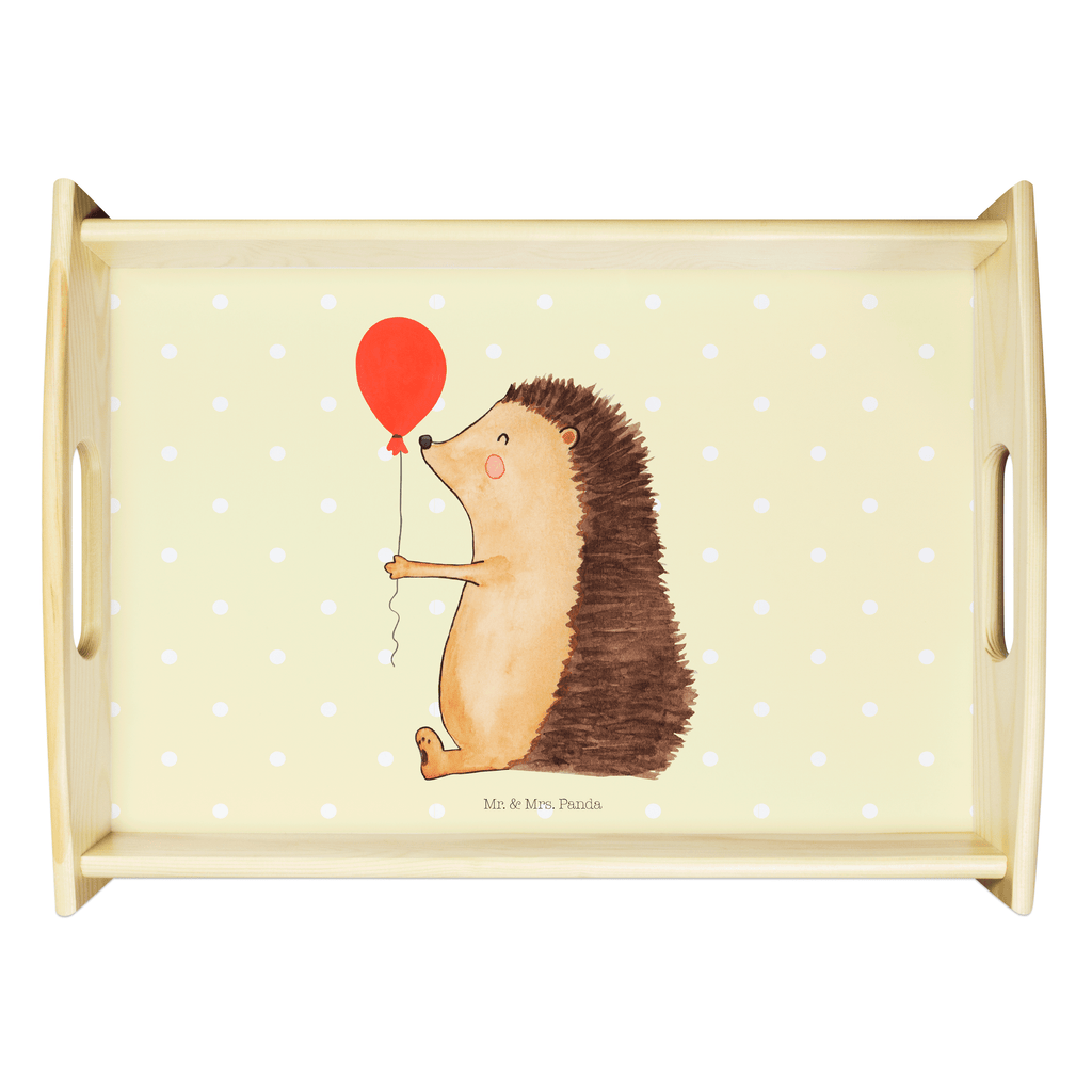 Serviertablett Igel mit Luftballon Tablett, Holztablett, Küchentablett, Dekotablett, Frühstückstablett, Tiermotive, Gute Laune, lustige Sprüche, Tiere, Igel, Geburtstag, Herzlichen Glückwunsch, Glückwunsch, Geburtstagskind, Ballon, Happy Birthday