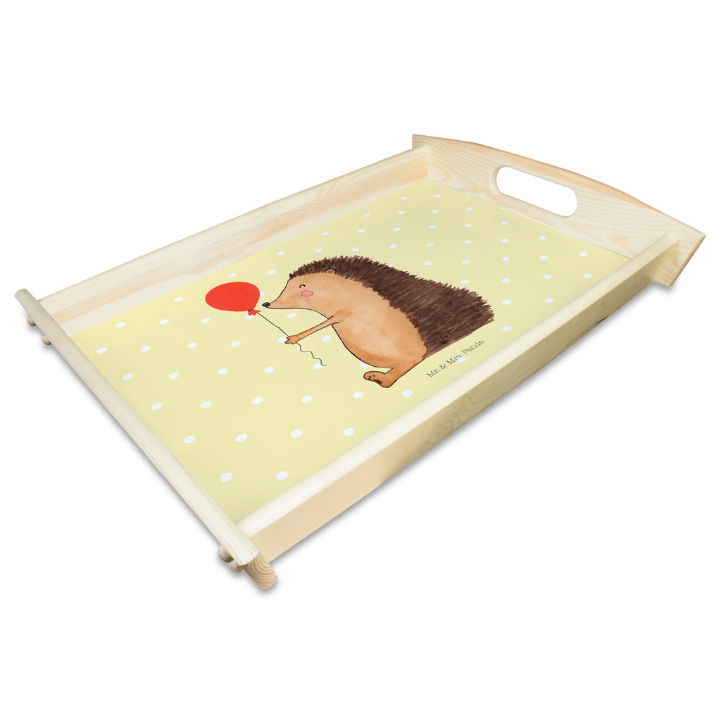 Serviertablett Igel mit Luftballon Tablett, Holztablett, Küchentablett, Dekotablett, Frühstückstablett, Tiermotive, Gute Laune, lustige Sprüche, Tiere, Igel, Geburtstag, Herzlichen Glückwunsch, Glückwunsch, Geburtstagskind, Ballon, Happy Birthday