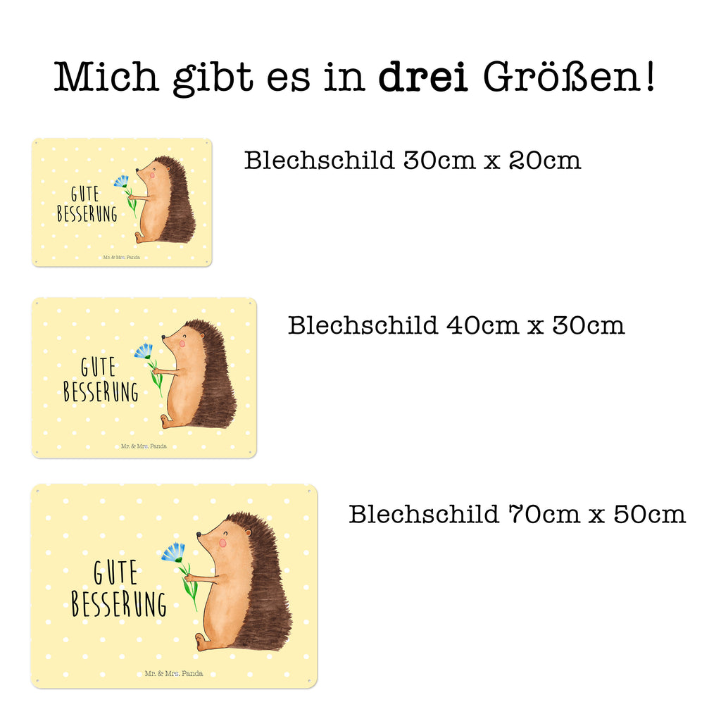 Blechschild Igel mit Blume Igel, Gute Besserung, Genesungswünsche, Krankheit, Krankenhaus, krank, Besuch Blechschild, Metallschild, Geschenk Schild, Schild, Magnet-Metall-Schild, Deko Schild, Wandschild, Wand-Dekoration, Türschild, Wandschild, Metallschild  süße Tiermotive, gute Laune, lustige Sprüche, Tiere