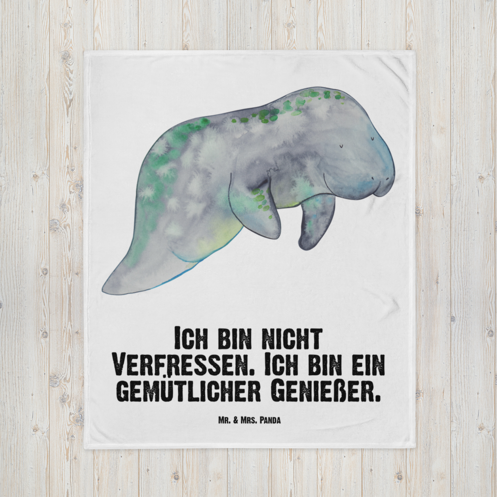 Babydecke Seekuh chillt Babydecke, Babygeschenk, Geschenk Geburt, Babyecke Kuscheldecke, Krabbeldecke, Meerestiere, Meer, Urlaub, Seekuh, Seekühe, Diät, Abnehmen, Zucker, Diätwahn, Essen, Süßigkeiten