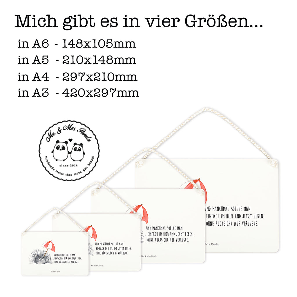 Deko Schild Seeigel Dekoschild, Deko Schild, Schild, Tür Schild, Türschild, Holzschild, Wandschild, Wanddeko, Meerestiere, Meer, Urlaub, Seeigel, Achtsamkeit, Selbstakzeptanz, Selbstliebe, Hier und Jetzt, Leben, Lebe