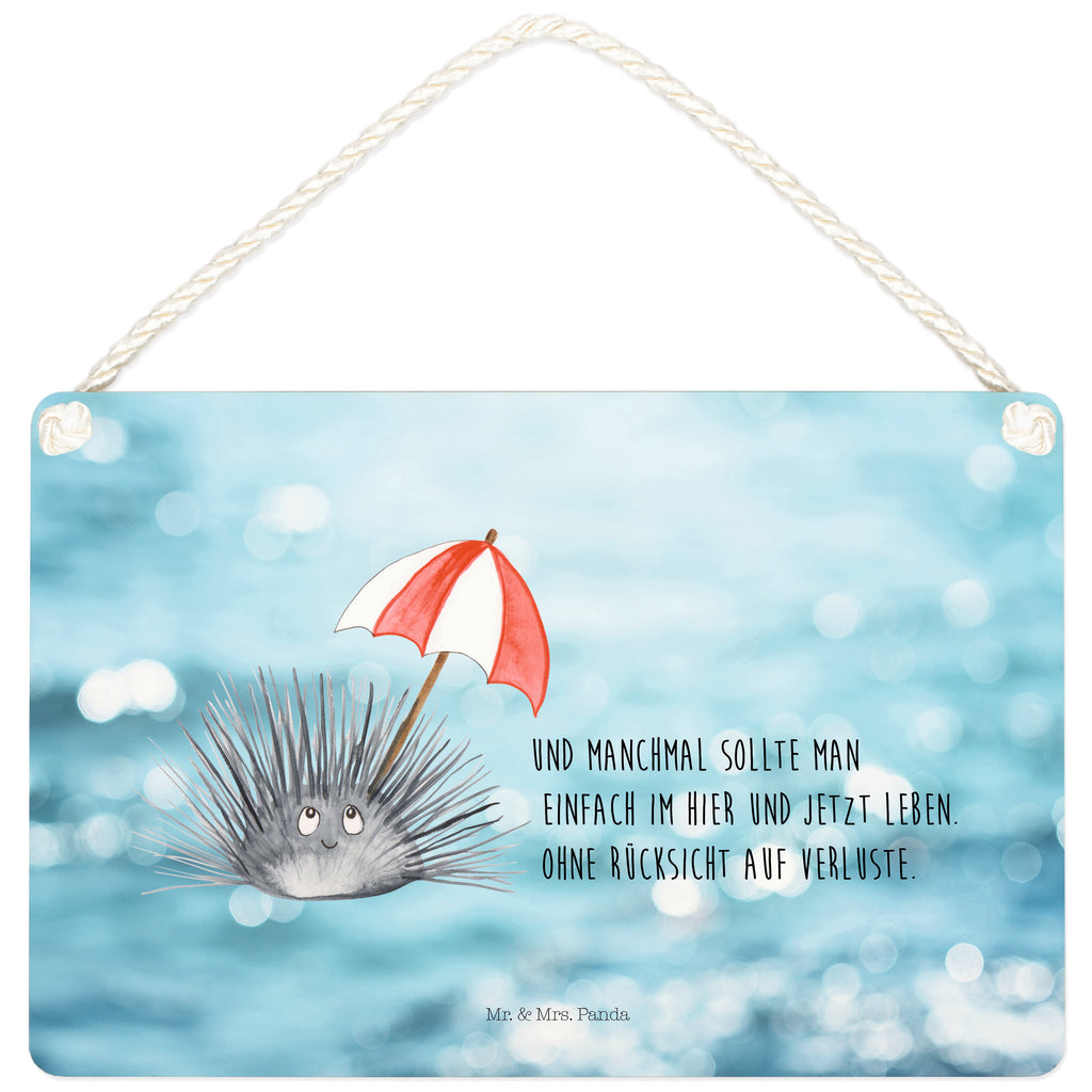 Deko Schild Seeigel Dekoschild, Deko Schild, Schild, Tür Schild, Türschild, Holzschild, Wandschild, Wanddeko, Meerestiere, Meer, Urlaub, Seeigel, Achtsamkeit, Selbstakzeptanz, Selbstliebe, Hier und Jetzt, Leben, Lebe
