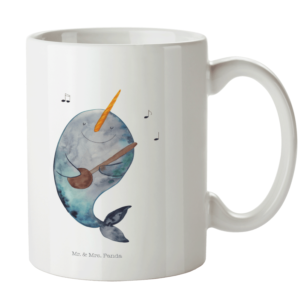 Tasse Narwal Gitarre Narwal, Wal, Tanzen, Probleme, Problemlösung, Frust, Gespräche, Gitarre Becher, Kaffeetasse, Kaffeebecher, Tee, Frühstück, Büro  Meerestiere, Meer, Urlaub