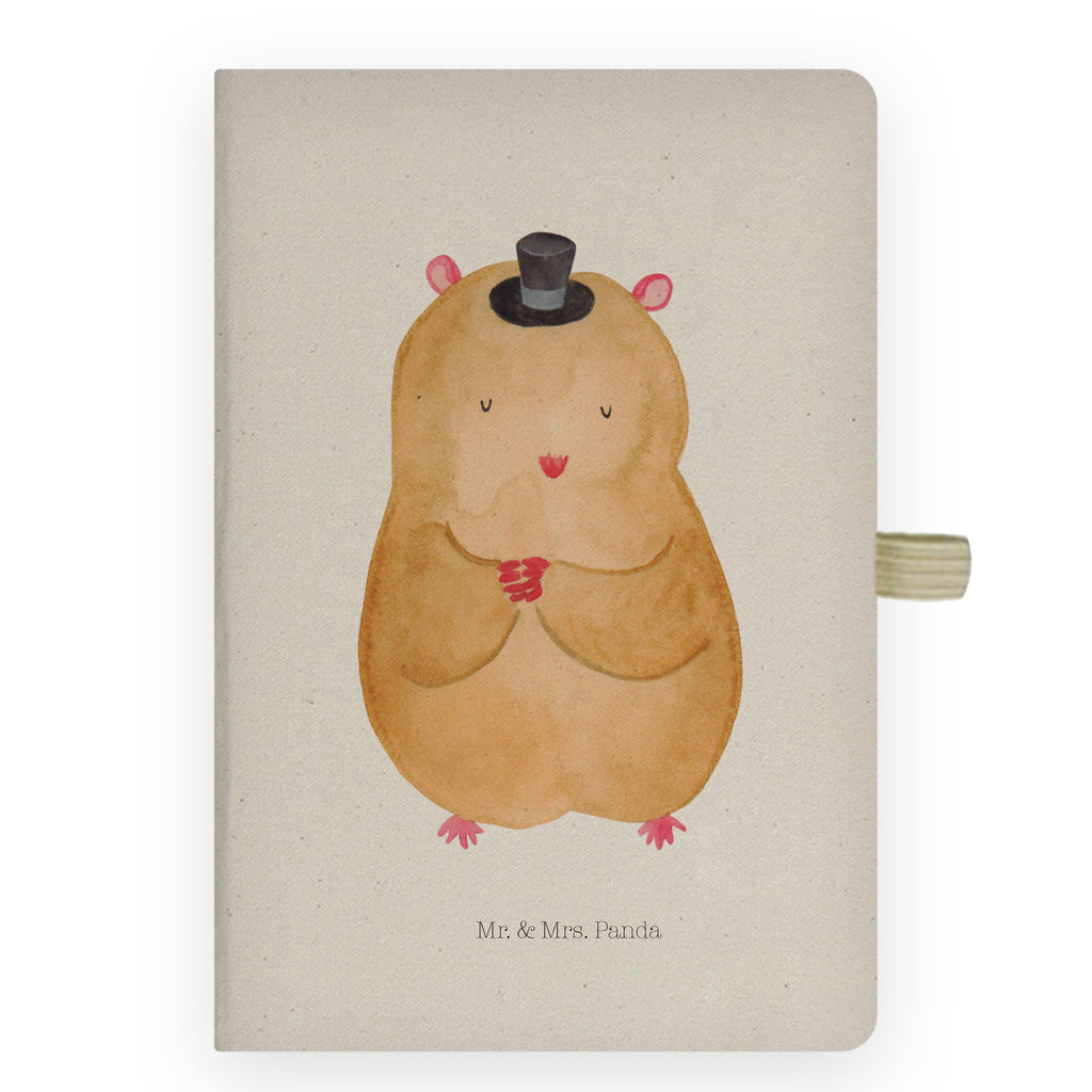 DIN A6 Baumwoll Notizbuch Hamster mit Hut Notizen, Eintragebuch, Tagebuch, Notizblock, Adressbuch, Journal, Kladde, Skizzenbuch, Notizheft, Schreibbuch, Schreibheft, Tiermotive, Gute Laune, lustige Sprüche, Tiere, Hamster, Hut, Magier, Zylinder, Zwerghamster, Zauberer, Houdini