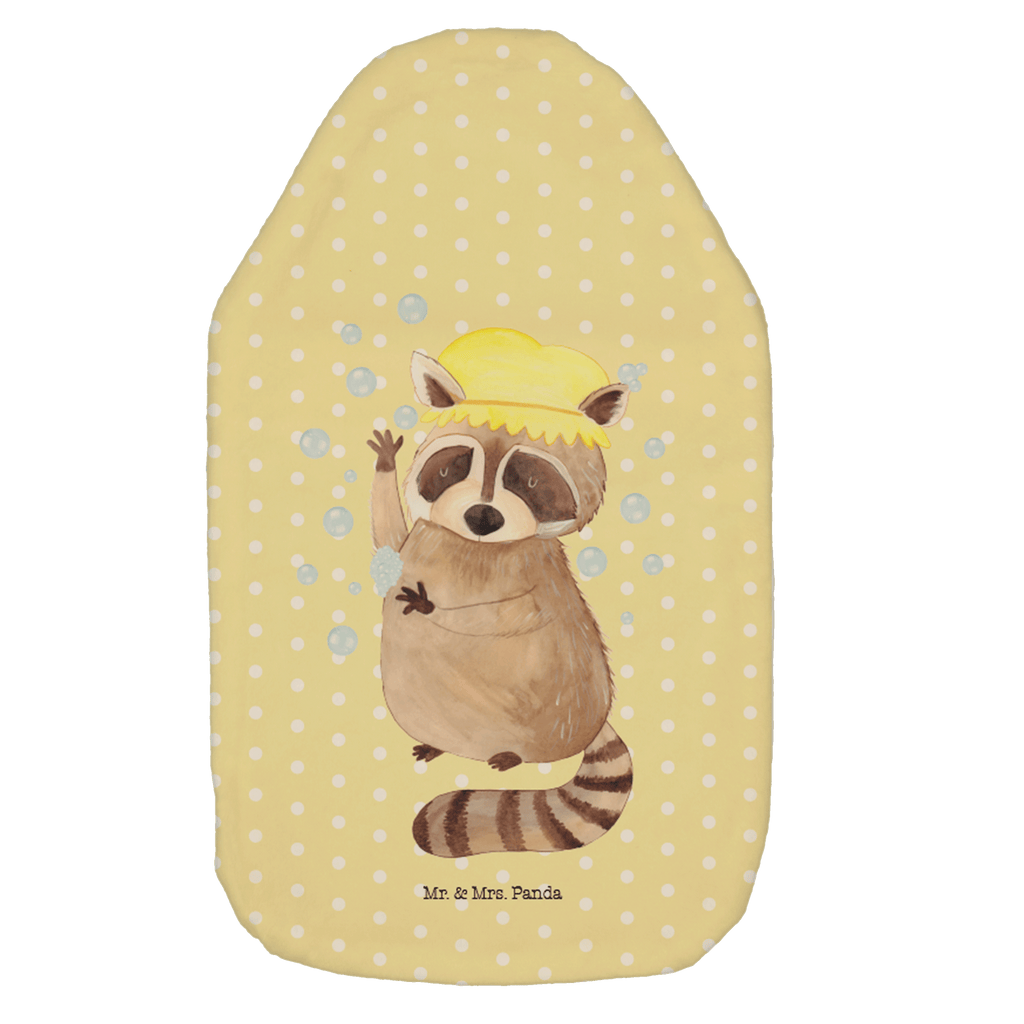 Wärmflasche Waschbär Wärmekissen, Kinderwärmflasche, Körnerkissen, Wärmflaschenbezug, Wärmflasche mit Bezug, Tiermotive, Gute Laune, lustige Sprüche, Tiere, Waschbär, Tagträumen, Plan, Fröhlich, waschen, Seifenblasen