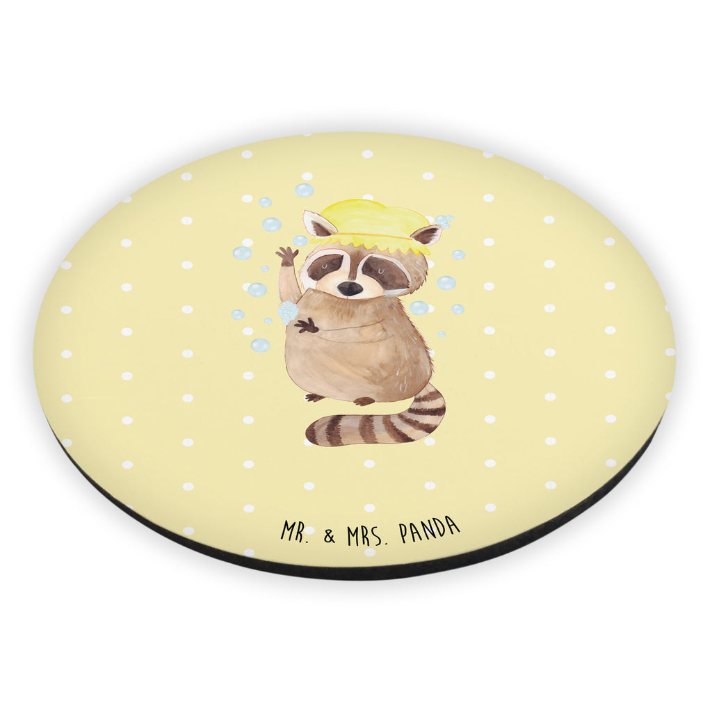 Rund Magnet Waschbär Kühlschrankmagnet, Pinnwandmagnet, Souvenir Magnet, Motivmagnete, Dekomagnet, Whiteboard Magnet, Notiz Magnet, Kühlschrank Dekoration, Tiermotive, Gute Laune, lustige Sprüche, Tiere, Waschbär, Tagträumen, Plan, Fröhlich, waschen, Seifenblasen