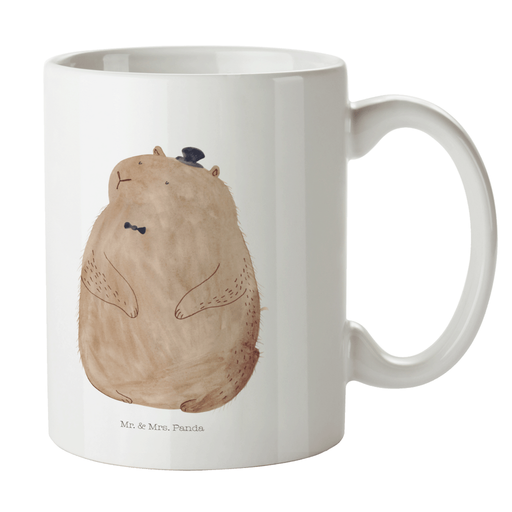 Tasse Murmeltier Murmeltier, Knigge, Fröhlichkeit, Freundlichkeit, Respekt, Anstand,  Becher, Kaffeetasse, Kaffeebecher, Tee, Frühstück, Büro  süße Tiermotive, gute Laune, lustige Sprüche, Tiere