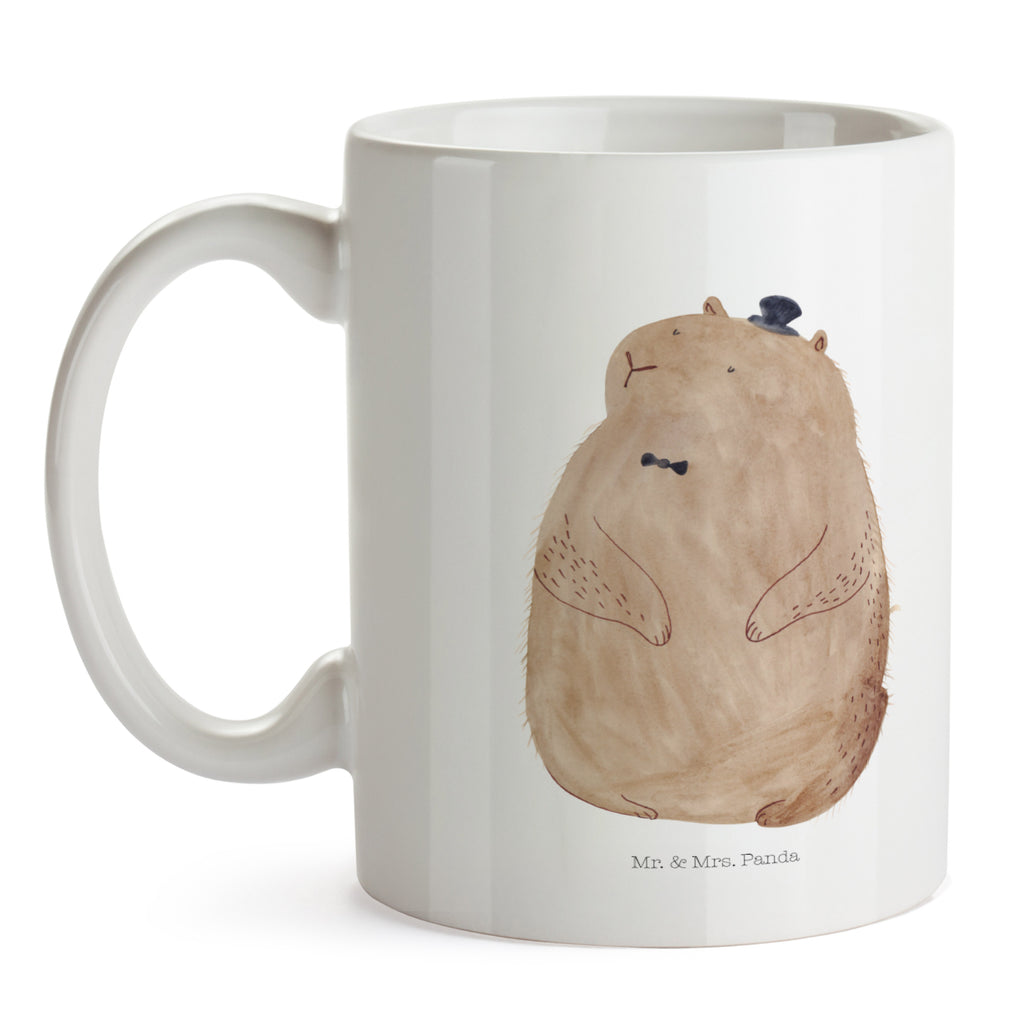 Tasse Murmeltier Murmeltier, Knigge, Fröhlichkeit, Freundlichkeit, Respekt, Anstand,  Becher, Kaffeetasse, Kaffeebecher, Tee, Frühstück, Büro  süße Tiermotive, gute Laune, lustige Sprüche, Tiere
