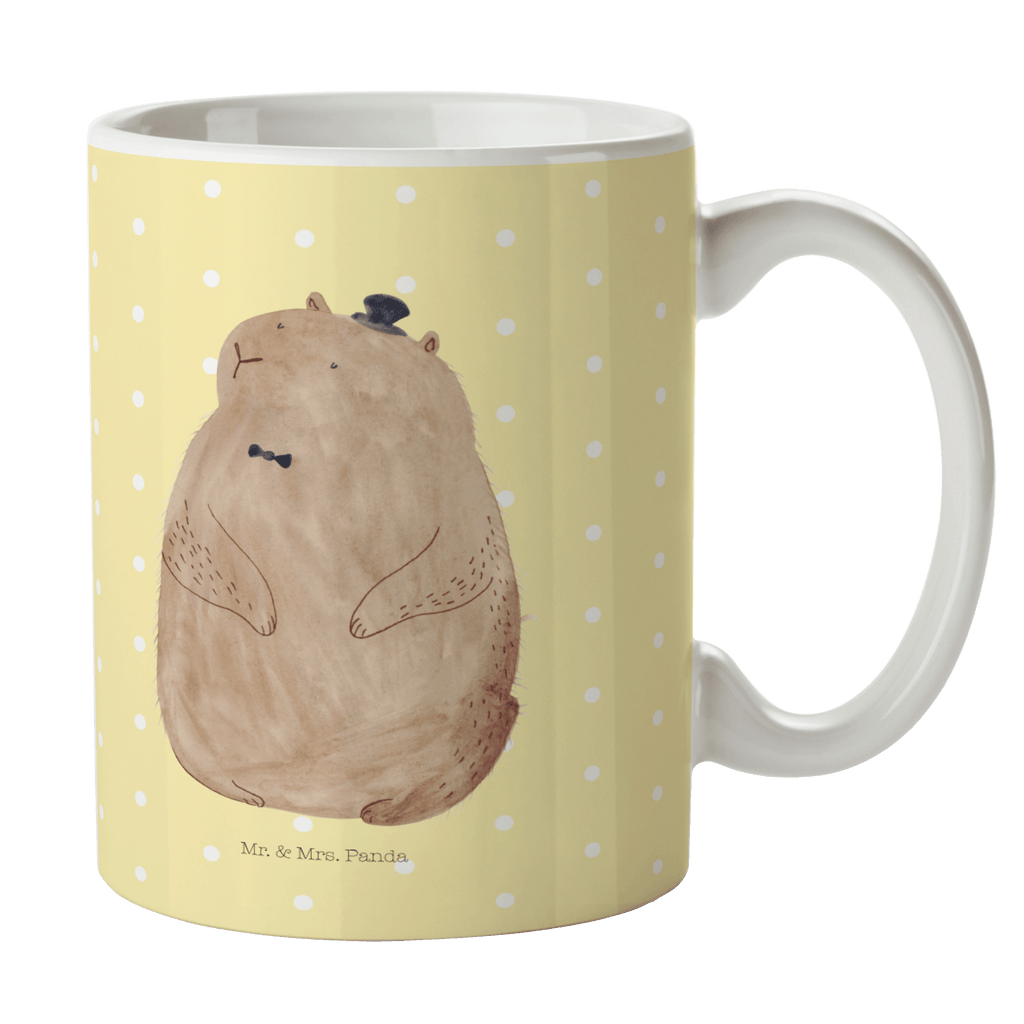Tasse Murmeltier Murmeltier, Knigge, Fröhlichkeit, Freundlichkeit, Respekt, Anstand,  Becher, Kaffeetasse, Kaffeebecher, Tee, Frühstück, Büro  süße Tiermotive, gute Laune, lustige Sprüche, Tiere