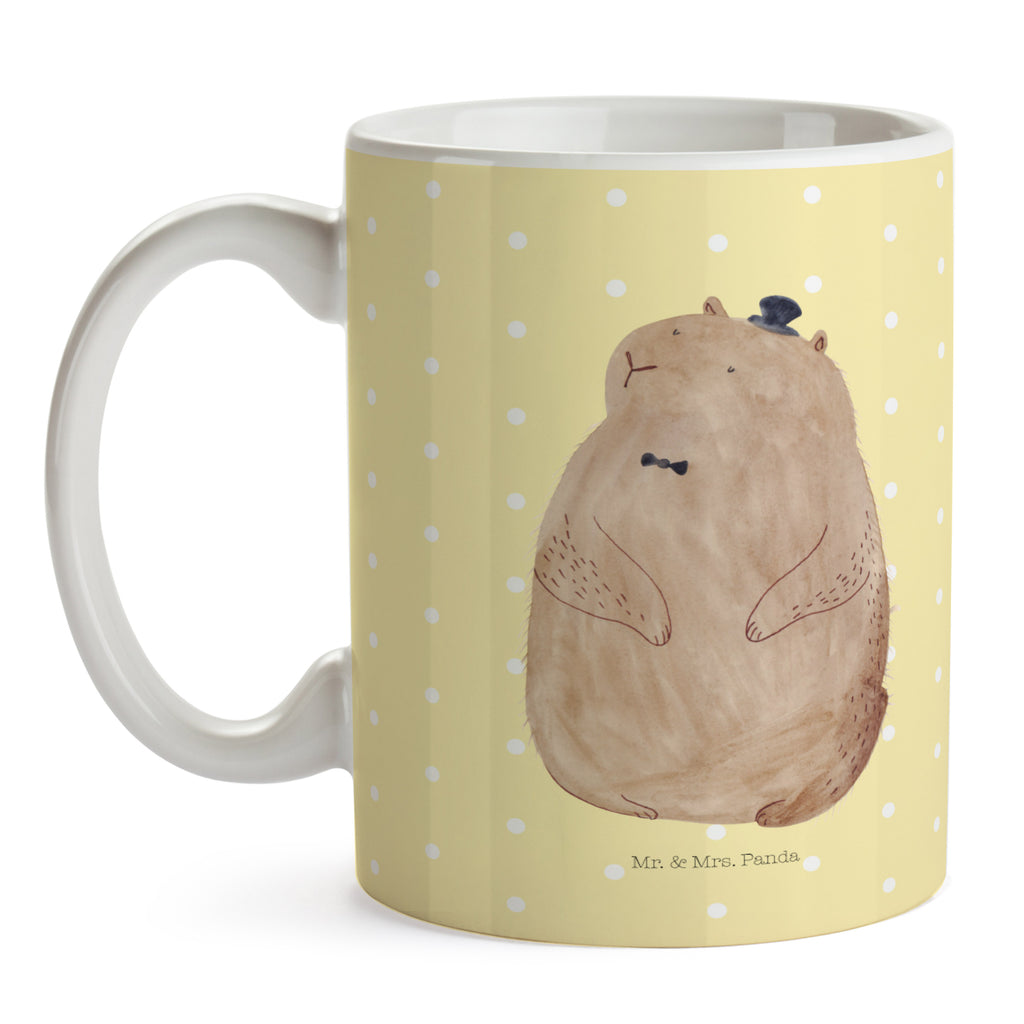 Tasse Murmeltier Murmeltier, Knigge, Fröhlichkeit, Freundlichkeit, Respekt, Anstand,  Becher, Kaffeetasse, Kaffeebecher, Tee, Frühstück, Büro  süße Tiermotive, gute Laune, lustige Sprüche, Tiere