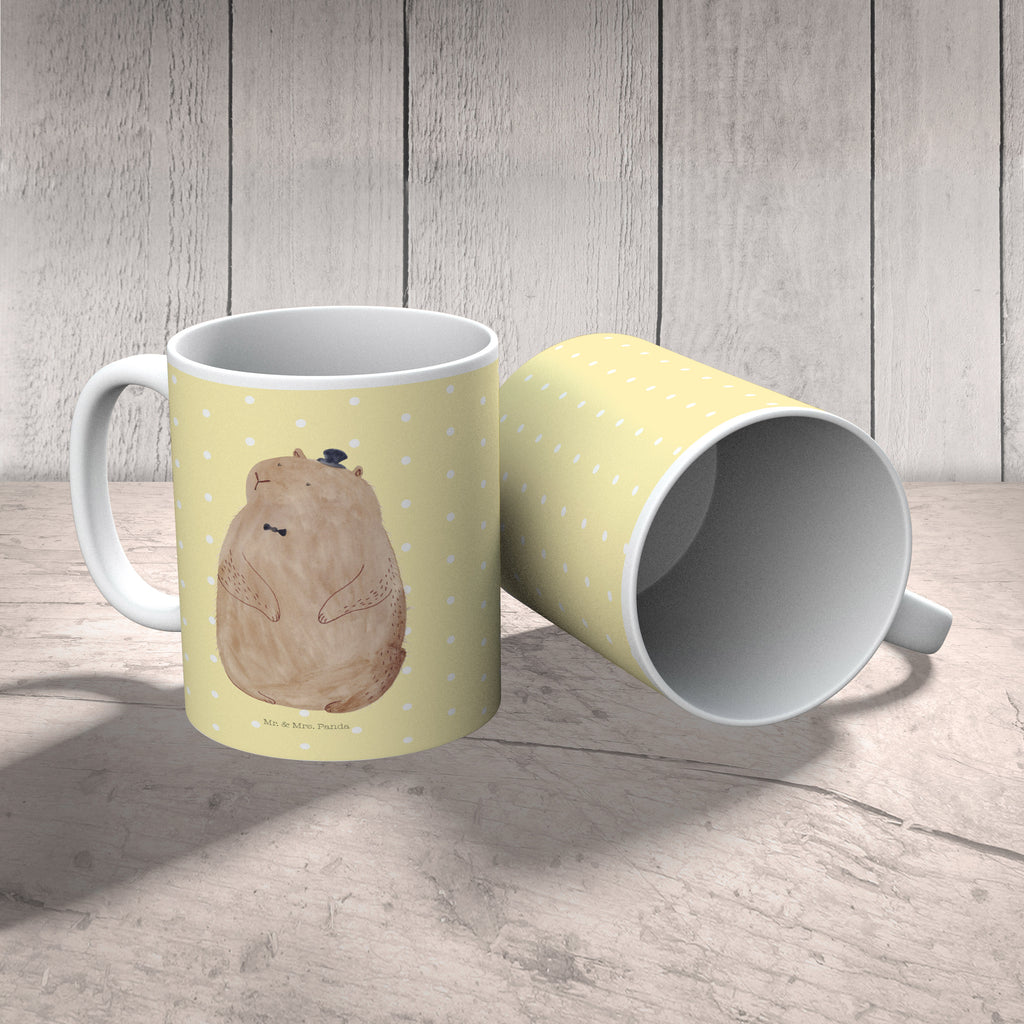 Tasse Murmeltier Murmeltier, Knigge, Fröhlichkeit, Freundlichkeit, Respekt, Anstand,  Becher, Kaffeetasse, Kaffeebecher, Tee, Frühstück, Büro  süße Tiermotive, gute Laune, lustige Sprüche, Tiere
