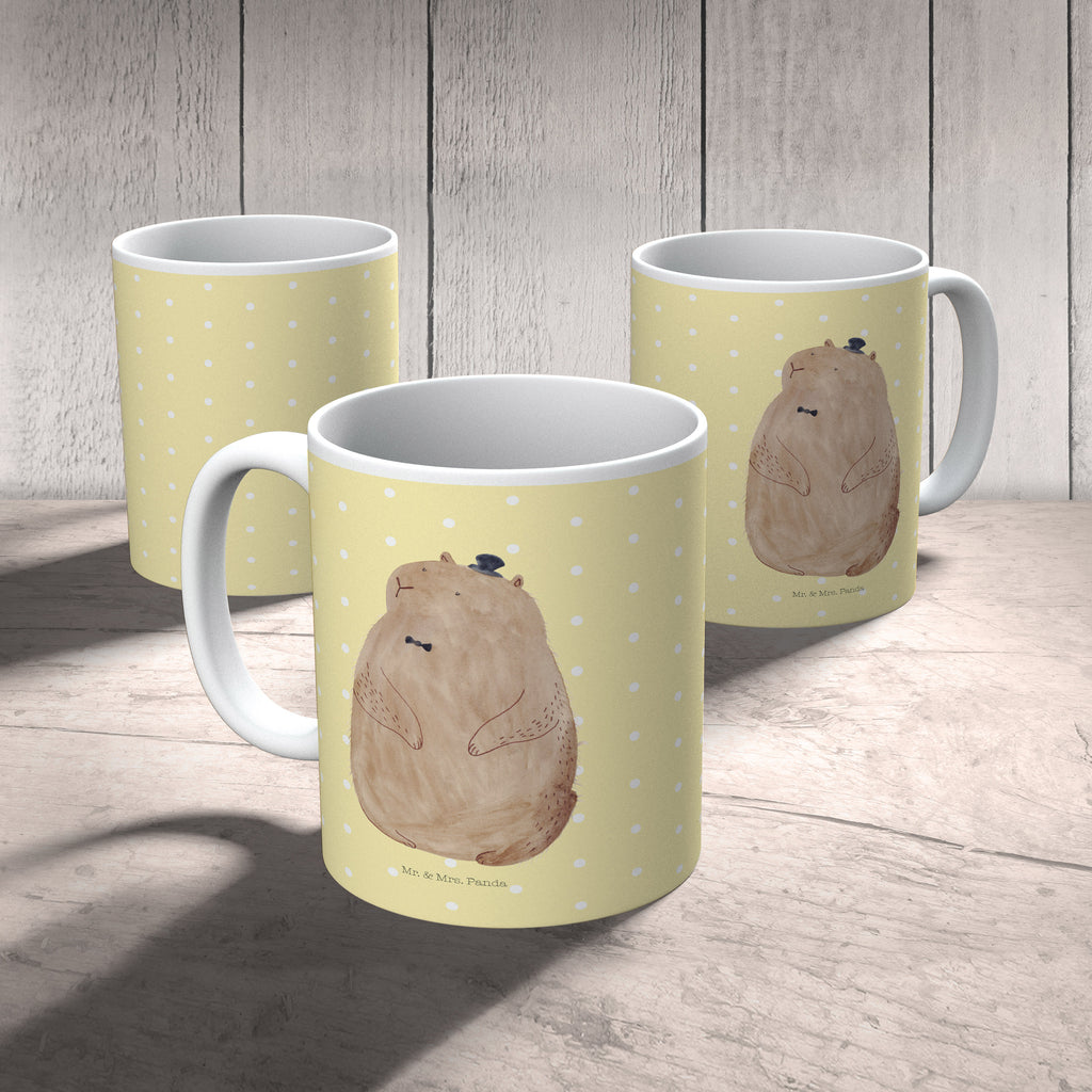 Tasse Murmeltier Murmeltier, Knigge, Fröhlichkeit, Freundlichkeit, Respekt, Anstand,  Becher, Kaffeetasse, Kaffeebecher, Tee, Frühstück, Büro  süße Tiermotive, gute Laune, lustige Sprüche, Tiere
