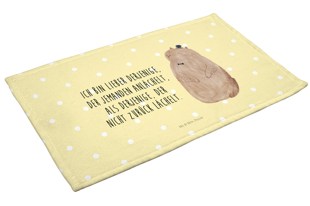 Gäste Handtuch Murmeltier Gästetuch, Reisehandtuch, Sport Handtuch, Frottier, Kinder Handtuch, Tiermotive, Gute Laune, lustige Sprüche, Tiere, Murmeltier, Knigge, Fröhlichkeit, Freundlichkeit, Respekt, Anstand