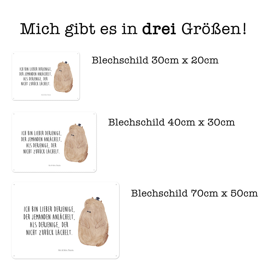 Blechschild Murmeltier Murmeltier, Knigge, Fröhlichkeit, Freundlichkeit, Respekt, Anstand,  Blechschild, Metallschild, Geschenk Schild, Schild, Magnet-Metall-Schild, Deko Schild, Wandschild, Wand-Dekoration, Türschild, Wandschild, Metallschild  süße Tiermotive, gute Laune, lustige Sprüche, Tiere