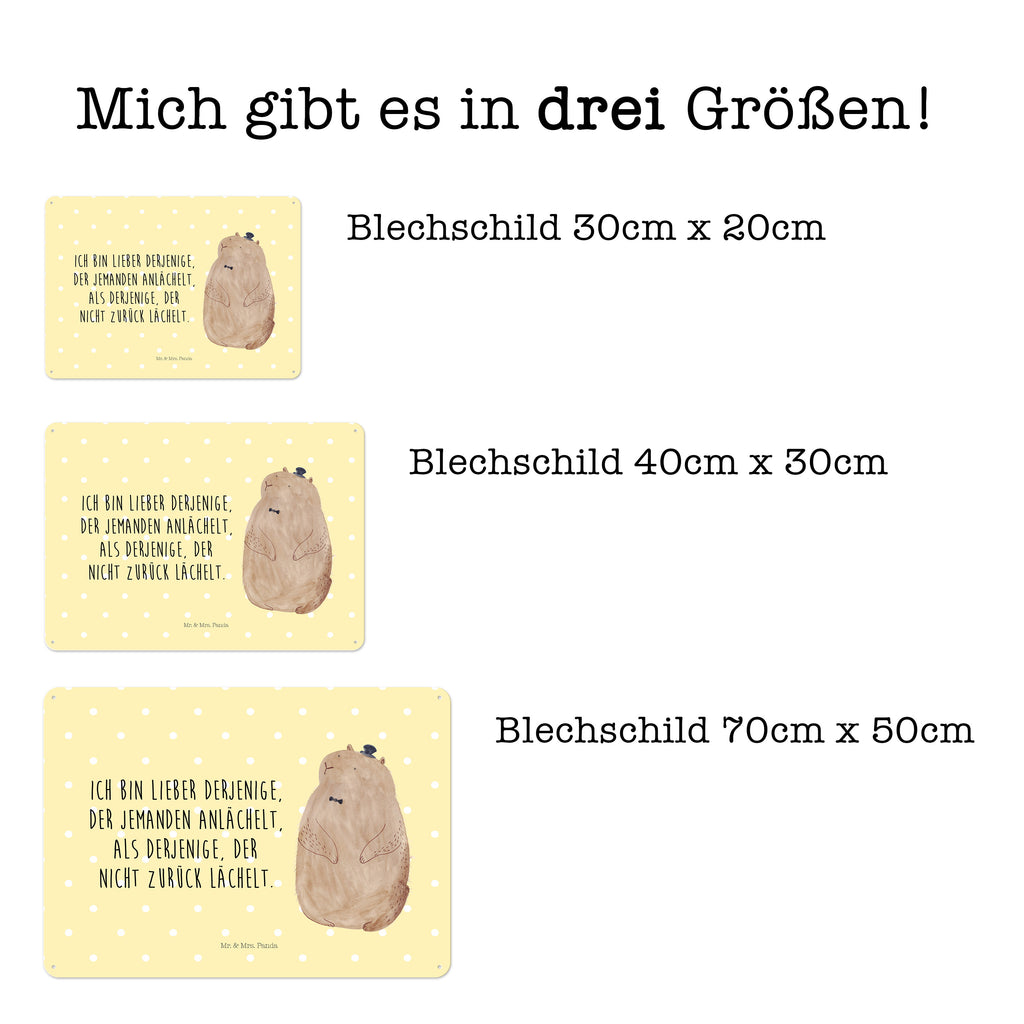 Blechschild Murmeltier Murmeltier, Knigge, Fröhlichkeit, Freundlichkeit, Respekt, Anstand,  Blechschild, Metallschild, Geschenk Schild, Schild, Magnet-Metall-Schild, Deko Schild, Wandschild, Wand-Dekoration, Türschild, Wandschild, Metallschild  süße Tiermotive, gute Laune, lustige Sprüche, Tiere