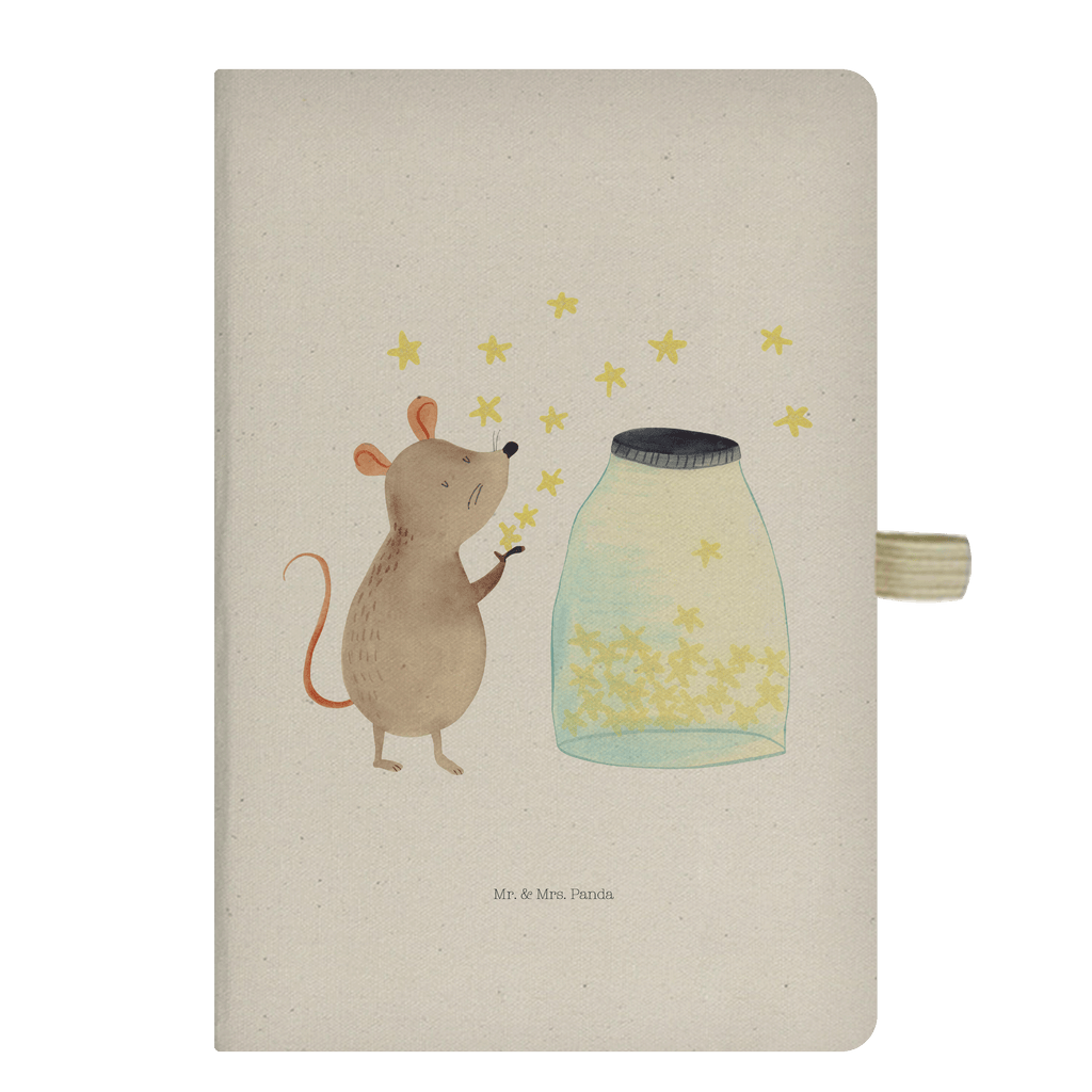 DIN A5 Baumwoll Notizbuch Maus Sterne Notizen, Eintragebuch, Tagebuch, Notizblock, Adressbuch, Journal, Kladde, Skizzenbuch, Notizheft, Schreibbuch, Schreibheft, Tiermotive, Gute Laune, lustige Sprüche, Tiere, Maus, Sterne, Wunsch, Kind, Taufe, Taufgeschenk, Geburt, Schwangerschaft, erstes Kind, Kindergeburtstag, Geburtstag, Hoffnung, Träume