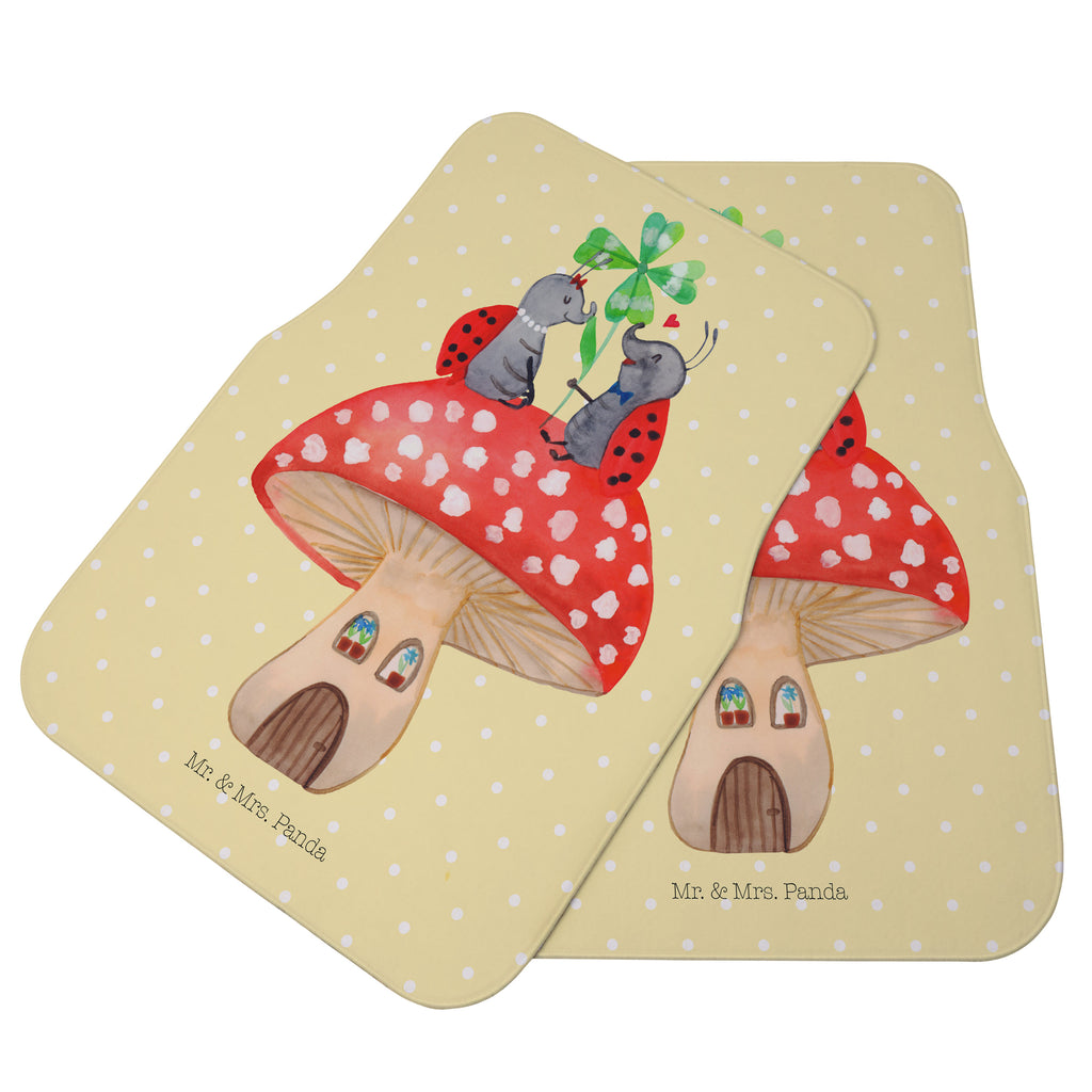 Fahrer Autofußmatte Marienkäfer Paar Fliegenpilz Autofußmatten, Fußmatte Auto, Fahrer, Schmutzmatte Auto, Tiermotive, Gute Laune, lustige Sprüche, Tiere, Haus, Wohnung, zuhause, Fliegenpilz, Marienkäfer, Fleigenpilzhaus