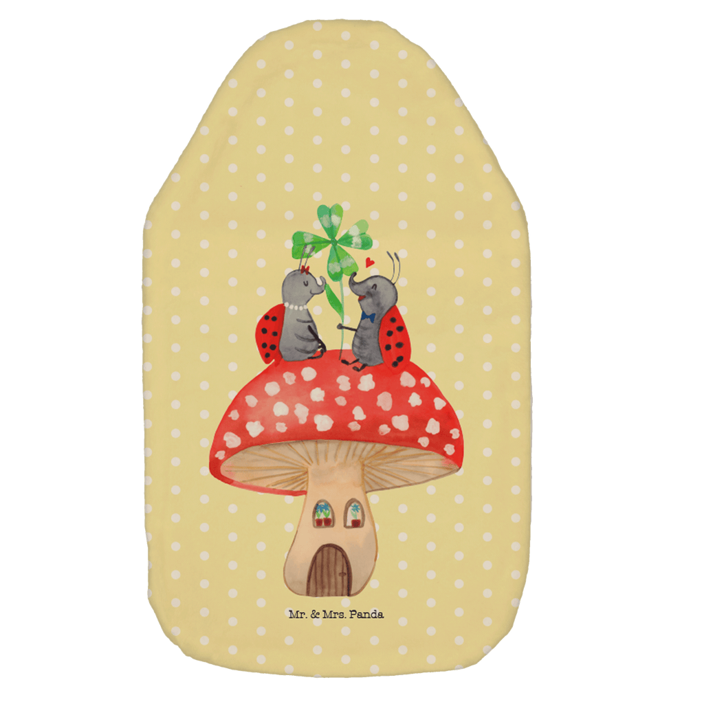 Wärmflasche Marienkäfer Paar Fliegenpilz Wärmekissen, Kinderwärmflasche, Körnerkissen, Wärmflaschenbezug, Wärmflasche mit Bezug, Tiermotive, Gute Laune, lustige Sprüche, Tiere, Haus, Wohnung, zuhause, Fliegenpilz, Marienkäfer, Fleigenpilzhaus