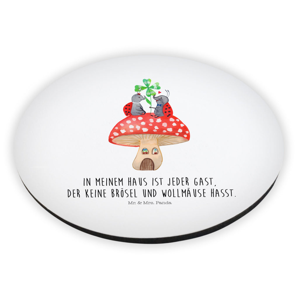 Rund Magnet Marienkäfer Paar Fliegenpilz Kühlschrankmagnet, Pinnwandmagnet, Souvenir Magnet, Motivmagnete, Dekomagnet, Whiteboard Magnet, Notiz Magnet, Kühlschrank Dekoration, Tiermotive, Gute Laune, lustige Sprüche, Tiere, Haus, Wohnung, zuhause, Fliegenpilz, Marienkäfer, Fleigenpilzhaus