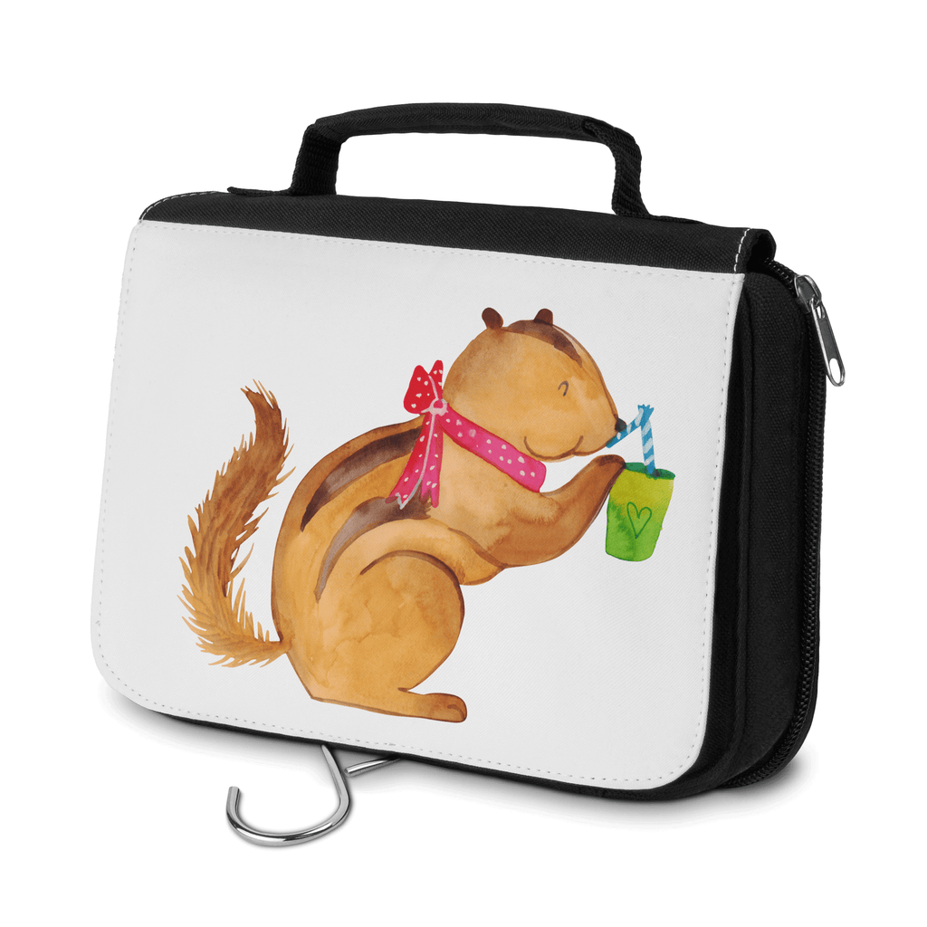 Kulturbeutel Eichhörnchen Smoothie Kulturbeutel, Zum Aufhängen, Waschtasche, Kosmetiktasche, Damen, Herren, Aufbewahrungstasche, Schminktasche, Kosmetikbeutel, Organizer, Kulturtasche, Schminkutensil, Tiermotive, Gute Laune, lustige Sprüche, Tiere, Green Smoothies, Diät, Abnehmen, Streifenhörnchen, Eichhörnchen