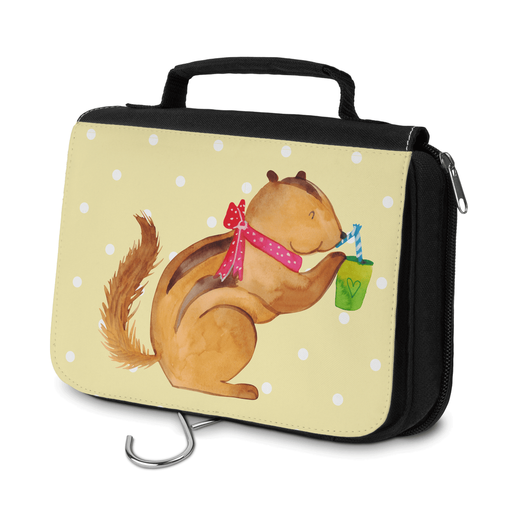 Kulturbeutel Eichhörnchen Smoothie Kulturbeutel, Zum Aufhängen, Waschtasche, Kosmetiktasche, Damen, Herren, Aufbewahrungstasche, Schminktasche, Kosmetikbeutel, Organizer, Kulturtasche, Schminkutensil, Tiermotive, Gute Laune, lustige Sprüche, Tiere, Green Smoothies, Diät, Abnehmen, Streifenhörnchen, Eichhörnchen