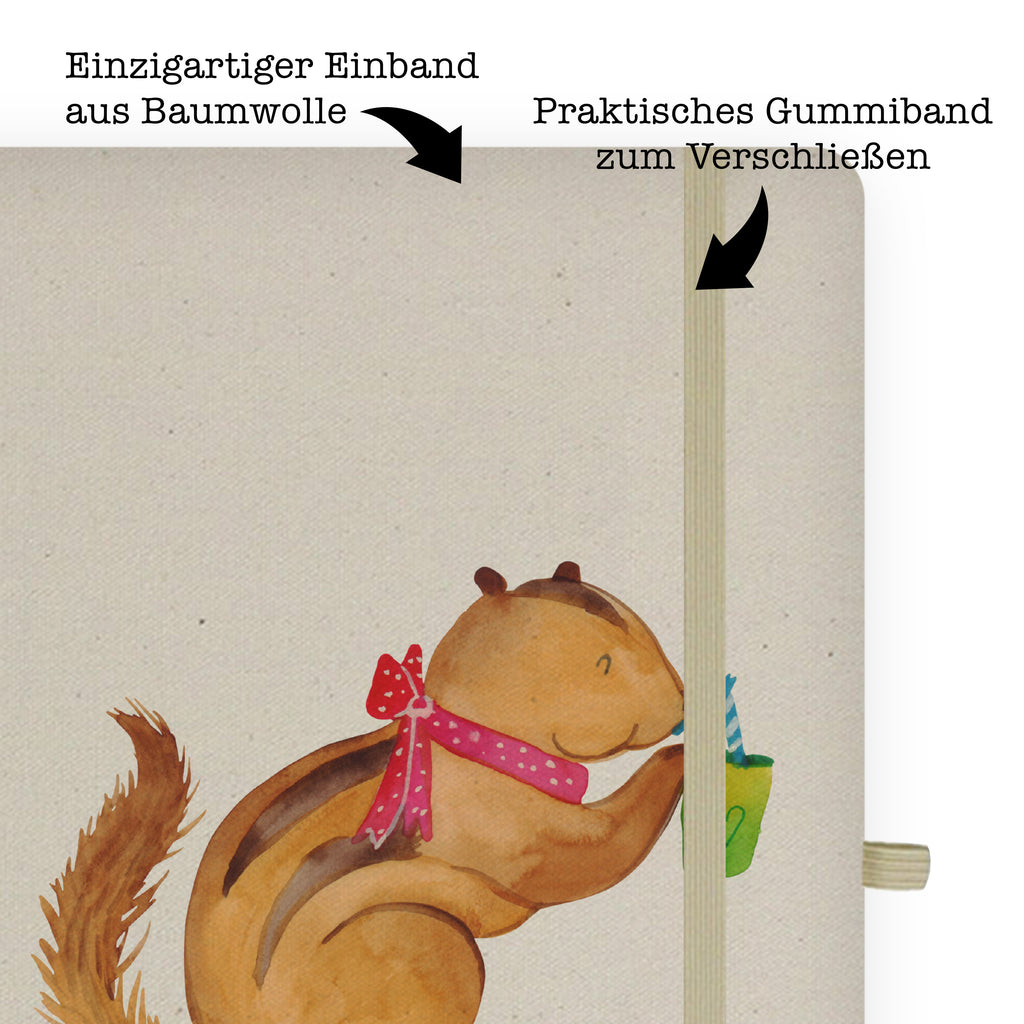 DIN A5 Baumwoll Notizbuch Eichhörnchen Smoothie Notizen, Eintragebuch, Tagebuch, Notizblock, Adressbuch, Journal, Kladde, Skizzenbuch, Notizheft, Schreibbuch, Schreibheft, Tiermotive, Gute Laune, lustige Sprüche, Tiere, Green Smoothies, Diät, Abnehmen, Streifenhörnchen, Eichhörnchen
