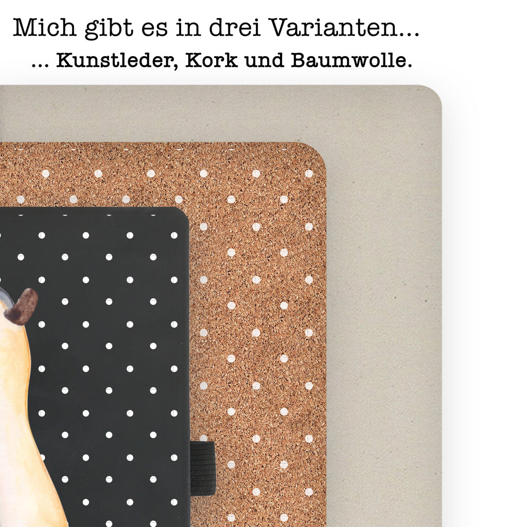 DIN A4 Baumwoll Notizbuch Pinguin marschierend Notizen, Eintragebuch, Tagebuch, Notizblock, Adressbuch, Journal, Kladde, Skizzenbuch, Notizheft, Schreibbuch, Schreibheft, Pinguin, Pinguine, Frühaufsteher, Langschläfer, Bruder, Schwester, Familie