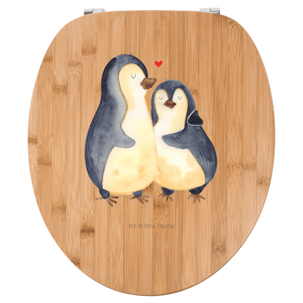 Motiv WC Sitz Pinguin umarmend Klobrille, Klodeckel, Toilettendeckel, WC-Sitz, Toilette, Pinguin, Liebe, Liebespaar, Liebesbeweis, Liebesgeschenk, Verlobung, Jahrestag, Hochzeitstag, Hochzeit, Hochzeitsgeschenk