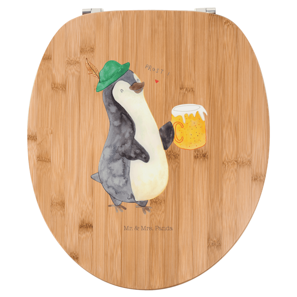 Motiv WC Sitz Pinguin Bier Klobrille, Klodeckel, Toilettendeckel, WC-Sitz, Toilette, Pinguin, Pinguine, Bier, Oktoberfest