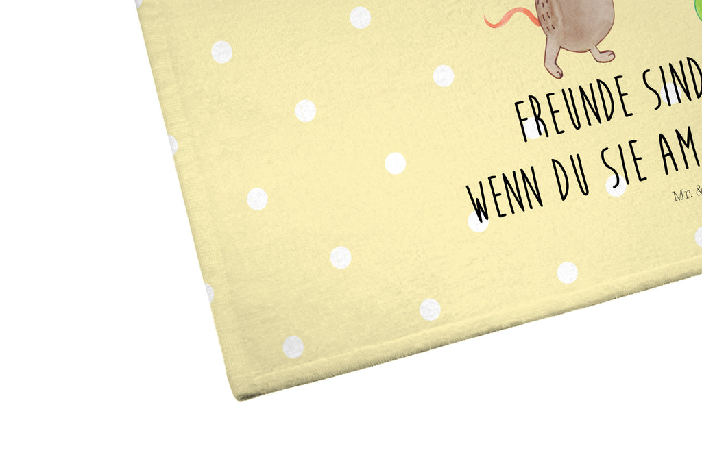 Gäste Handtuch Schildkröte & Maus Gästetuch, Reisehandtuch, Sport Handtuch, Frottier, Kinder Handtuch, Schildkröte, Maus, Freunde, Freundinnen, beste Freunde, beste Freundinnen