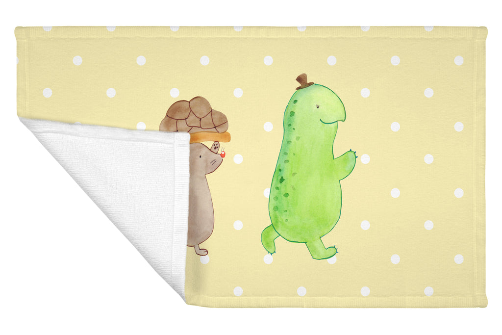 Gäste Handtuch Schildkröte & Maus Gästetuch, Reisehandtuch, Sport Handtuch, Frottier, Kinder Handtuch, Schildkröte, Maus, Freunde, Freundinnen, beste Freunde, beste Freundinnen