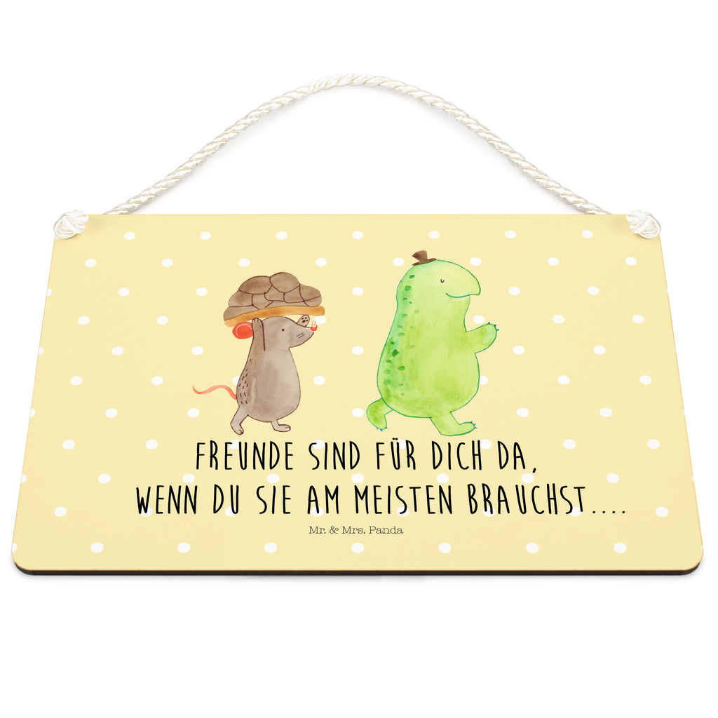 Deko Schild Schildkröte & Maus Dekoschild, Deko Schild, Schild, Tür Schild, Türschild, Holzschild, Wandschild, Wanddeko, Schildkröte, Maus, Freunde, Freundinnen, beste Freunde, beste Freundinnen