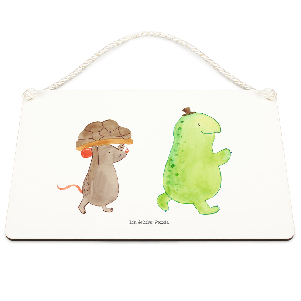 Deko Schild Schildkröte & Maus Dekoschild, Deko Schild, Schild, Tür Schild, Türschild, Holzschild, Wandschild, Wanddeko, Schildkröte, Maus, Freunde, Freundinnen, beste Freunde, beste Freundinnen