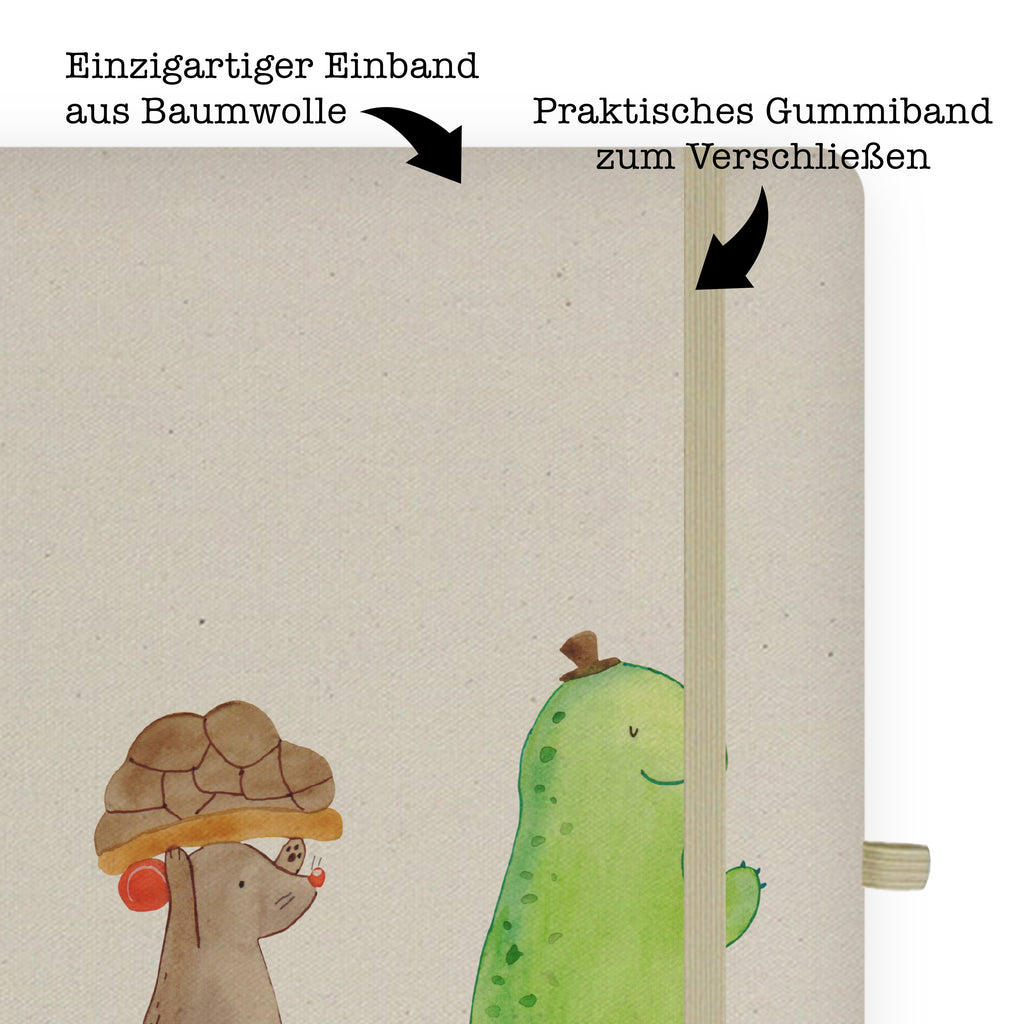 DIN A5 Baumwoll Notizbuch Schildkröte & Maus Notizen, Eintragebuch, Tagebuch, Notizblock, Adressbuch, Journal, Kladde, Skizzenbuch, Notizheft, Schreibbuch, Schreibheft, Schildkröte, Maus, Freunde, Freundinnen, beste Freunde, beste Freundinnen
