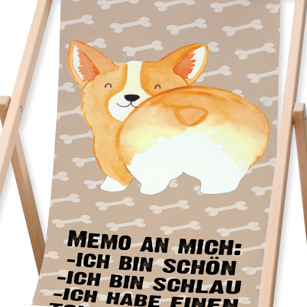 Gartenliege Corgie Po Sonnenliege, Strandliege, Liege, Liegestuhl, Gartenliege, Gartenstuhl, Hund, Hundemotiv, Haustier, Hunderasse, Tierliebhaber, Hundebesitzer, Sprüche, Corgie, Hundeliebe, Motivation, Selbstliebe, Spruch