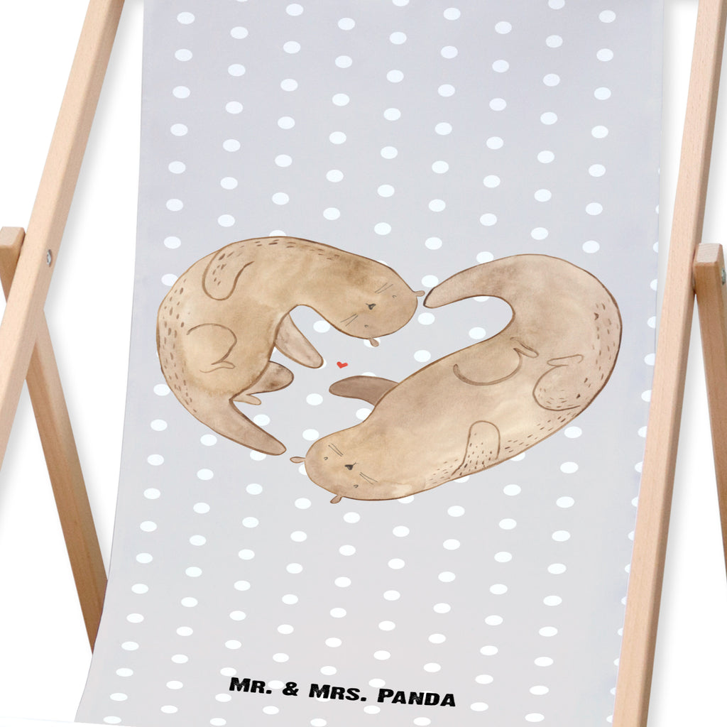 Gartenliege Otter Herz Sonnenliege, Strandliege, Liege, Liegestuhl, Gartenliege, Gartenstuhl, Otter, Fischotter, Seeotter, Liebe, Herz, Liebesbeweis, Liebesgeschenk, Bessere Hälfte, Love you, Jahrestag, Hochzeitstag, Verlobung, gemeinsames Leben