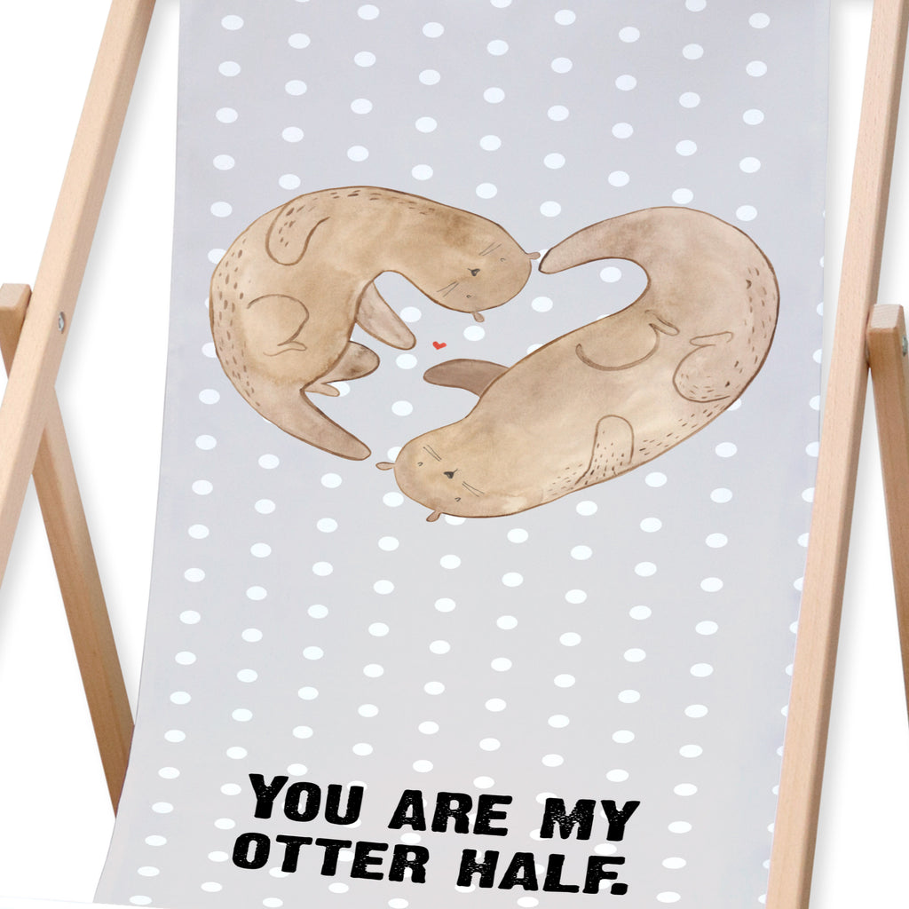 Gartenliege Otter Herz Sonnenliege, Strandliege, Liege, Liegestuhl, Gartenliege, Gartenstuhl, Otter, Fischotter, Seeotter, Liebe, Herz, Liebesbeweis, Liebesgeschenk, Bessere Hälfte, Love you, Jahrestag, Hochzeitstag, Verlobung, gemeinsames Leben