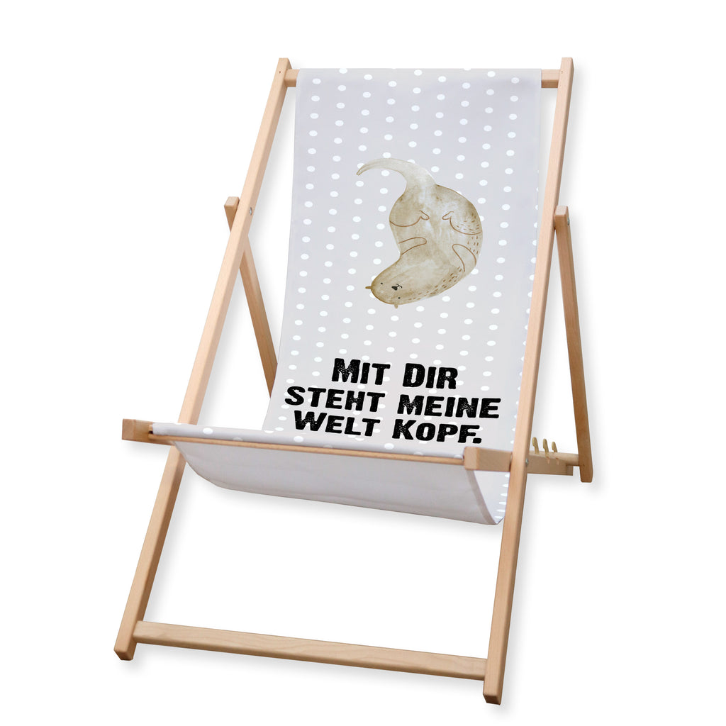 Gartenliege Otter kopfüber Sonnenliege, Strandliege, Liege, Liegestuhl, Gartenliege, Gartenstuhl, Otter, Fischotter, Seeotter, Otter Seeotter See Otter