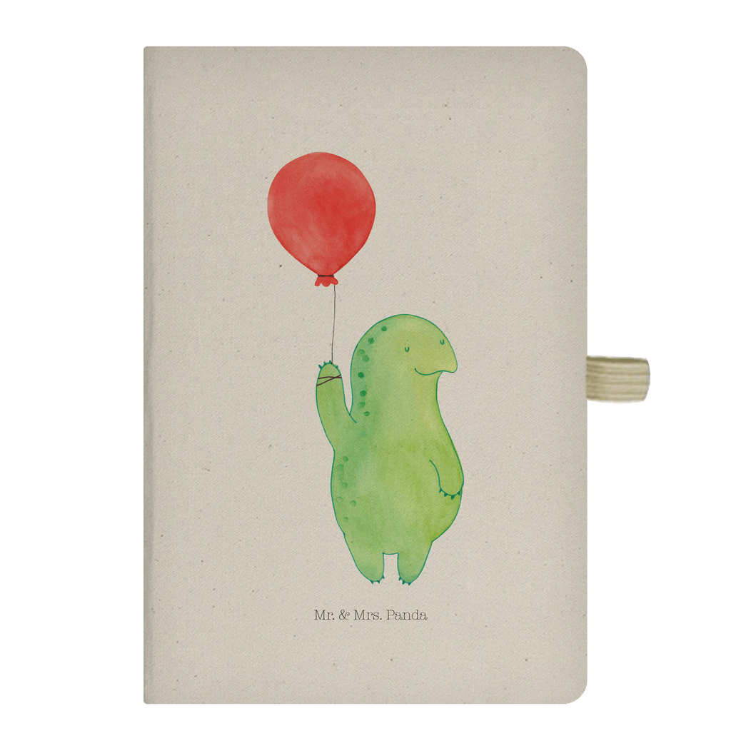 DIN A5 Baumwoll Notizbuch Schildkröte Luftballon Notizen, Eintragebuch, Tagebuch, Notizblock, Adressbuch, Journal, Kladde, Skizzenbuch, Notizheft, Schreibbuch, Schreibheft, Schildkröte, Schildkröten, Mutausbruch, Motivation, Motivationsspruch