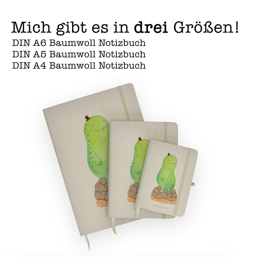DIN A6 Baumwoll Notizbuch Schildkröte pausiert Notizen, Eintragebuch, Tagebuch, Notizblock, Adressbuch, Journal, Kladde, Skizzenbuch, Notizheft, Schreibbuch, Schreibheft, Schildkröte, Achtsamkeit, Entschleunigen, achtsam